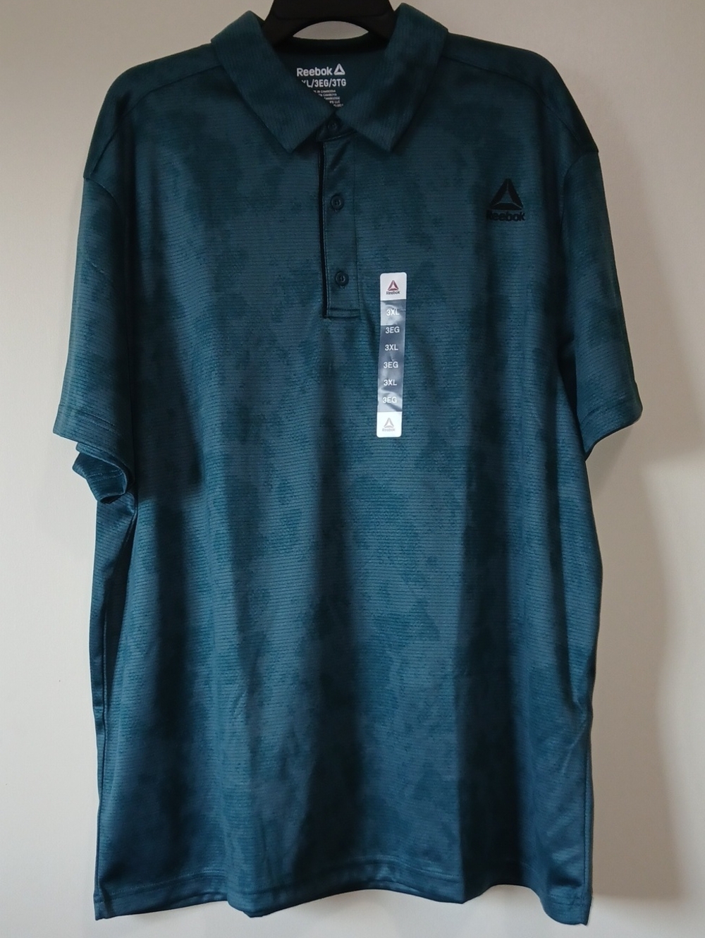 Reebok Men's 3X Performance Polo Shirt